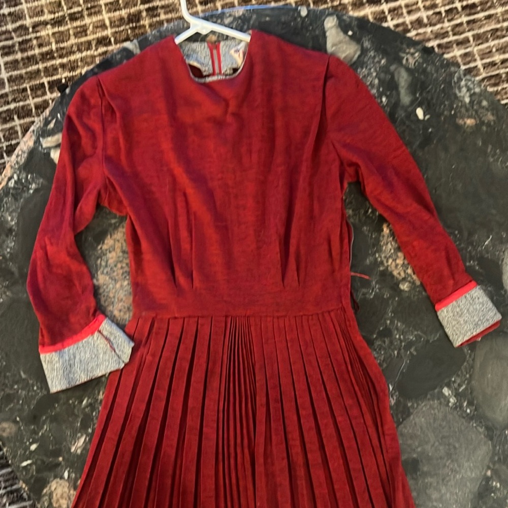 Lot of FIVE vintage 60s dresses